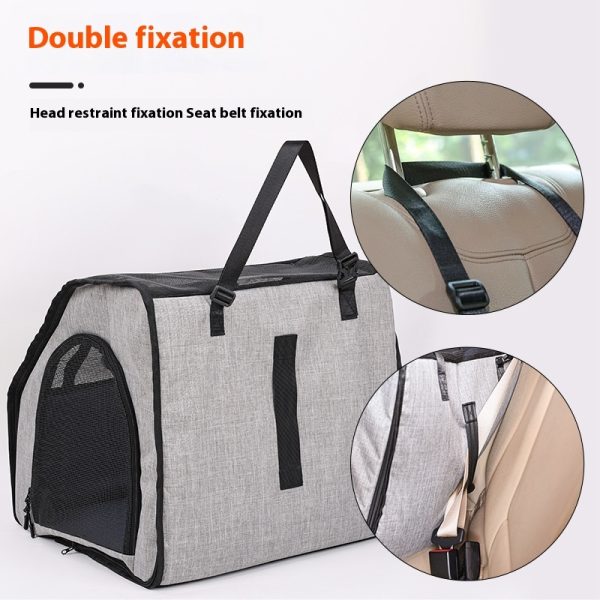 Foldable Waterproof Dog Car Mat – Gray, L - Image 6
