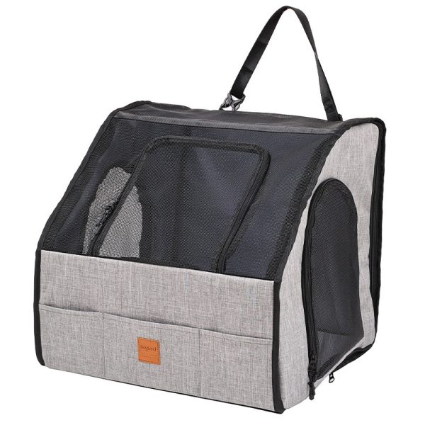 Foldable Waterproof Dog Car Mat – Gray, L - Image 5
