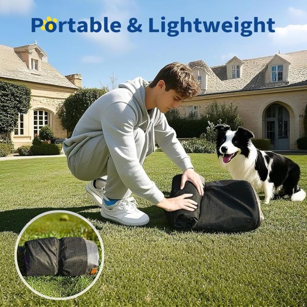 Inflatable Waterproof Dog Travel Mat – Green, L - Image 5